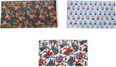 

AutoVHPR Pack of 3 Beautiful Designer Series 408 Gift Wrap Paper for Wrapping your Birthday Return and Corporate Gifts NA Plastic Gift Wrapper(Multicolor)