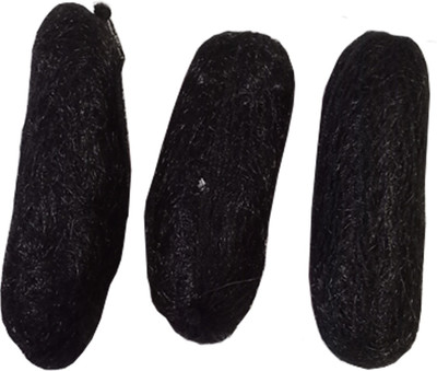 

Pooja Enterprises Black Sponge Natural Hair Volume Bumpit padding Bun Pack of 3, Hair soft Bumpits / Puff Maker Bun(Black)