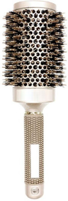 

sweetpea Hair Brush Ceramic Round Iron Barber Hair Comb Dressing Salon DIY Styling Comb, Comb Of Ceramic Roller. (Golden Ceramic Comb, 53 mm)