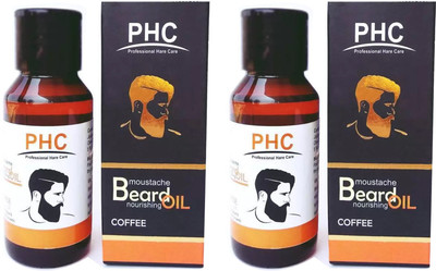 

PHC Nourishing Coffee Beard Oil (60 ml) - Pack of 2 Hair Oil(60 ml)