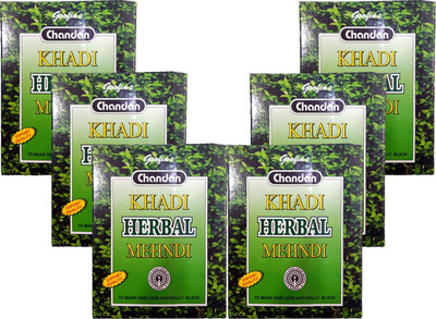 

goofin's khadi Herbal Mehndi (6 Box)(480 g)
