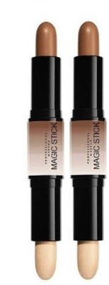

tanvi27 PERFECT 2 IN 1 HIGHLIGHT & CONTOUR STICK Highlighter(ALABASTER, NUTTY)