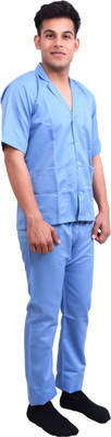 

Ara India Scrub Suit | Scrub Suit For Hospital Shirt, Pant Hospital Scrub(Blue L)