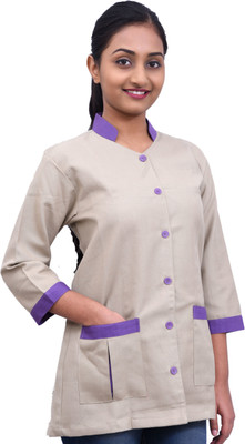 

Ara India Nurse Uniform | Unisex Nurse Uniform | Hospital Garments Shirt, Pant Hospital Scrub(Beige M)