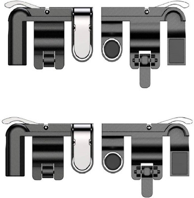 

FKU Set of 2 Pubg Sensitive Shoot/aim Buttons L1 R1 Trigger Mobile Game Controller For Android & ios Joystick(Black, For Mac OS)