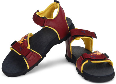 

Puma Boys & Girls Velcro Sports Sandals(Maroon, Peacoat
