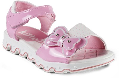 

KITTENS Girls Velcro Flats(Pink