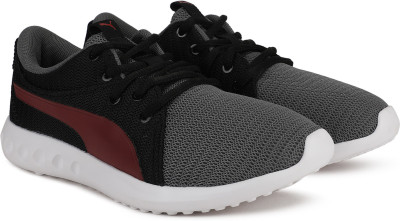 

Puma Boys & Girls Lace Running Shoes(Grey, Quit shade