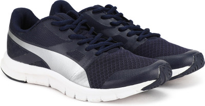 

Puma Boys & Girls Lace Running Shoes(Purple, Peacoat-grey violet