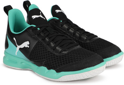 

Puma Boys & Girls Lace Running Shoes(Black, White