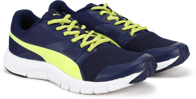 

Puma Boys & Girls Lace Running Shoes(Blue, Blue depths nrgv yellow