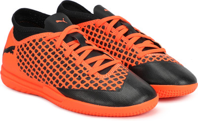 

Puma Boys & Girls Lace Running Shoes(Orange, Black