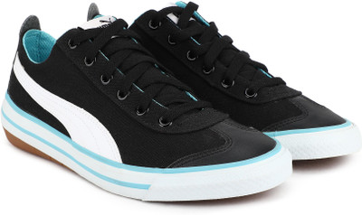 

Puma Boys & Girls Lace Sneakers(Black, Black white grgy turquoise