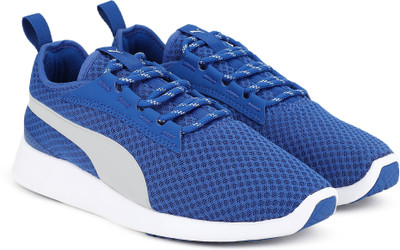 

Puma Boys & Girls Lace Running Shoes(Purple, Turkish sea gray violet