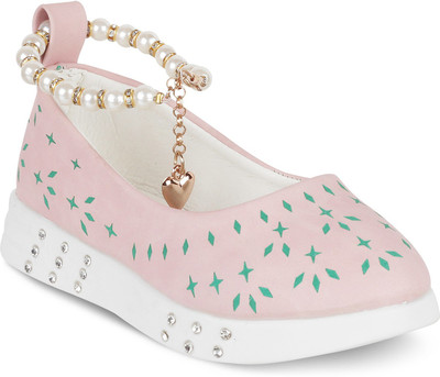 

KITTENS Girls Slip on Ballerinas(Pink