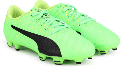 

Puma Boys & Girls Lace Football Shoes(Green, Black
