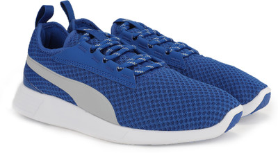 

Puma Boys & Girls Lace Running Shoes(Blue, Grey violet