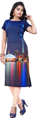 ak fashion mall Women Printed A-line Kurta(Multicolor)