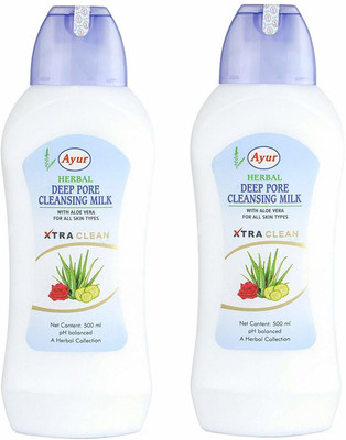 

Ayur Deep Pore Cleansing Milk Makeup Remover(500 ml)