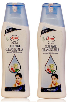 

Ayur Deep Pore Cleansing Milk Makeup Remover(200 ml)