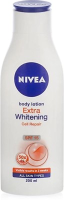 

Nivea Extra Whitening Cell Repair Body Lotion SPF 15 (200 ml)(200 ml)