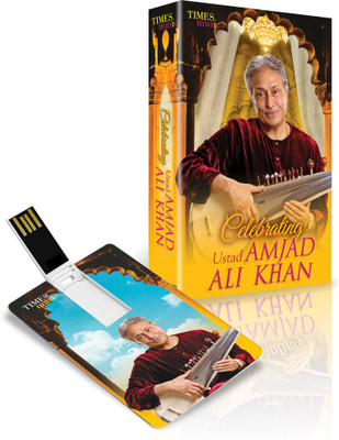 

Music Card Celebrating Ustad AMJAD ALI KHAN Pendrive Standard Edition(Instrumental - Ustad Amjad Ali Khan)