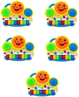 

Kanchan Toys Drum Keyboard Musical Toys For Kids Pack Of 5(Green)