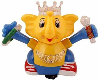 

NGEL Dancing Elephant With Lighting and Music For Kids(Multicolor)