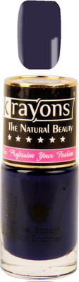 

KRAYONS GEL BASE GLOSSY EFFECT NAIL POLISH ENAMEL COLOR, 6ML SAFE DRY FAST COLLECTION FOR WOMEN, TEENS, KIDS DEEP BLUE