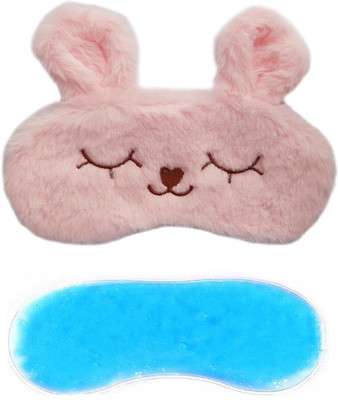 

Jenna Fur Bunny Pink Gel Sleeping Eye Mask for Insomnia, Meditation, Puffy Eyes and Dark Circles(1 g)