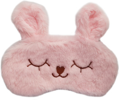 

Jenna Fur Bunny Pink Sleeping Eye Mask for Insomnia, Meditation, Puffy Eyes and Dark Circles(1 g)