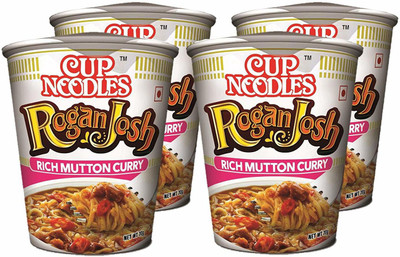 

Top Ramen Rogan Josh Cup Noodles 280 g(Non-vegetarian, Pack of 4)