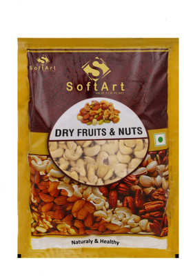 

Soft Art 100% Natural and Fresh Whole Nuts, Kaju (1000 Gram) Cashews(1000 g, Vacuum Pack)