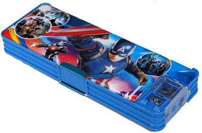 

Arvel iron man iron man Art Plastic Pencil Boxes(Set of 1, Blue)