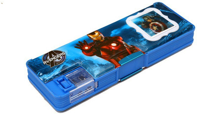 

Arvel iron man the iron man Art Plastic Pencil Boxes(Set of 1, Multicolor)