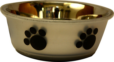 

oos OOS-3 Round Steel Pet Bowl(1.5 L Beige)