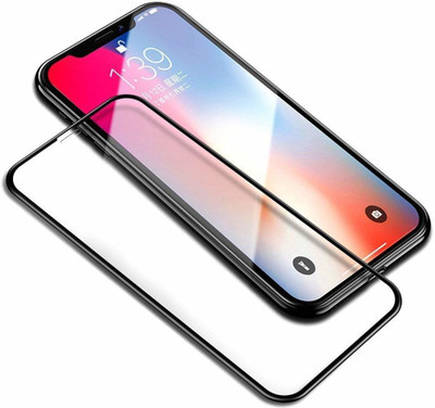 capnicks Edge To Edge Tempered Glass for Apple iPhone XS(Pack of 1)