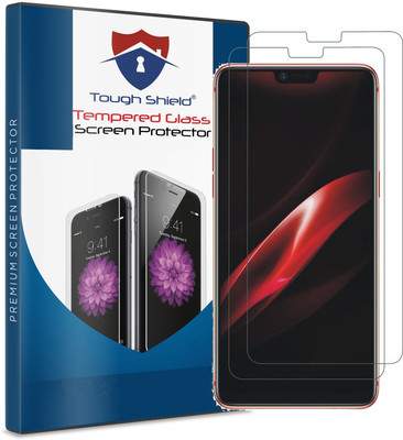 TOUGH SHIELD Tempered Glass Guard for Oppo R15 Pro(Pack of 2)