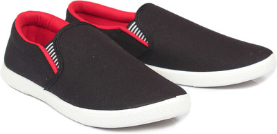 

Trenqs Loafers For Men(Black, Red