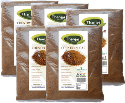 

THANJAI NATURAL Country Sugar 5000grams 100% Natural Pure Traditional method Made Sugar Sugar(5 kg, Pack of 5)