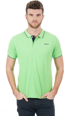 pepe-jeans-solid-men-polo-neck-green-t-shirt