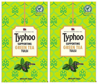 

Typhoo Green Tea Tulsi Tulsi Green Tea Bags(50 Bags, Box)