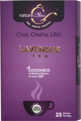 

Nature Chai Lavender Green Tea - Tea Bag (25 Pcs. Dip Pouches) Lavender Tea Bags(50 g, Box)