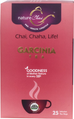 

Nature Chai Garcinia Tea (50 gm Each/ Pack of 3 Box - Contain 25 Dip pouches each) Garcinia Green Tea Bags(150 g, Box)