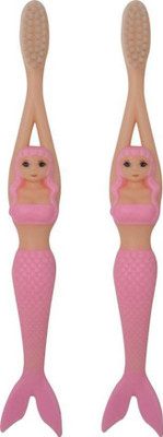 

Iyaan Lovely Cartoon Toothbrush for Childrens, Gift for Your Nephew, Set of 2 Soft Toothbrush