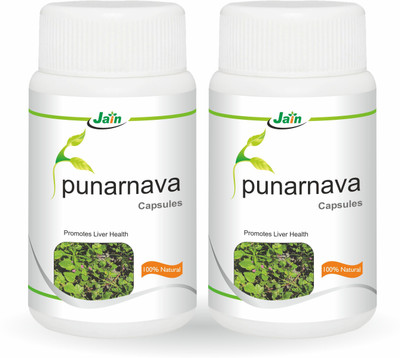 

Jain Punernava Capsules - 60 Count (Pack of 2)(120 No)