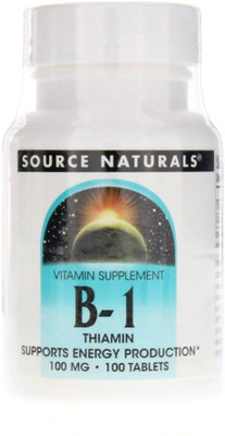 

Source Naturals B-1 Thiamin 100 mg 100 Tablets(100 No)