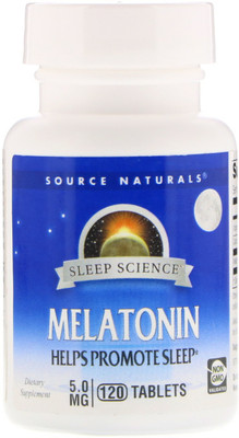 

Source Naturals Melatonin 5 mg 120 Tablets(120 No)