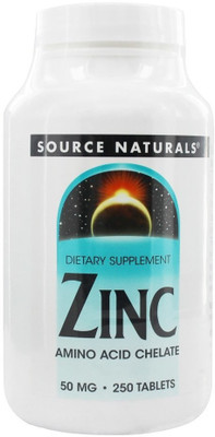 

Source Naturals Zinc 50 mg 250 Tablets(250 No)