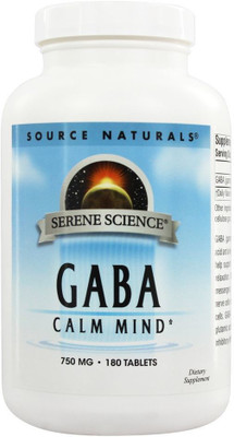 

Source Naturals GABA 750 mg 180 Tablets(180 No)